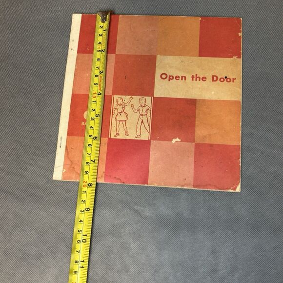 Vintage 1957 Open The Door Book-Alice and Jerry-Basic Readers #3 Illustartions - Picture 8 of 8